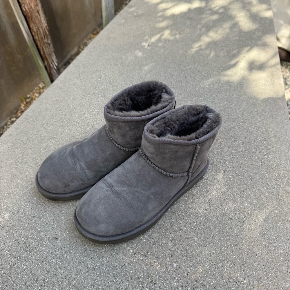 UGG Gray Ankle Boots